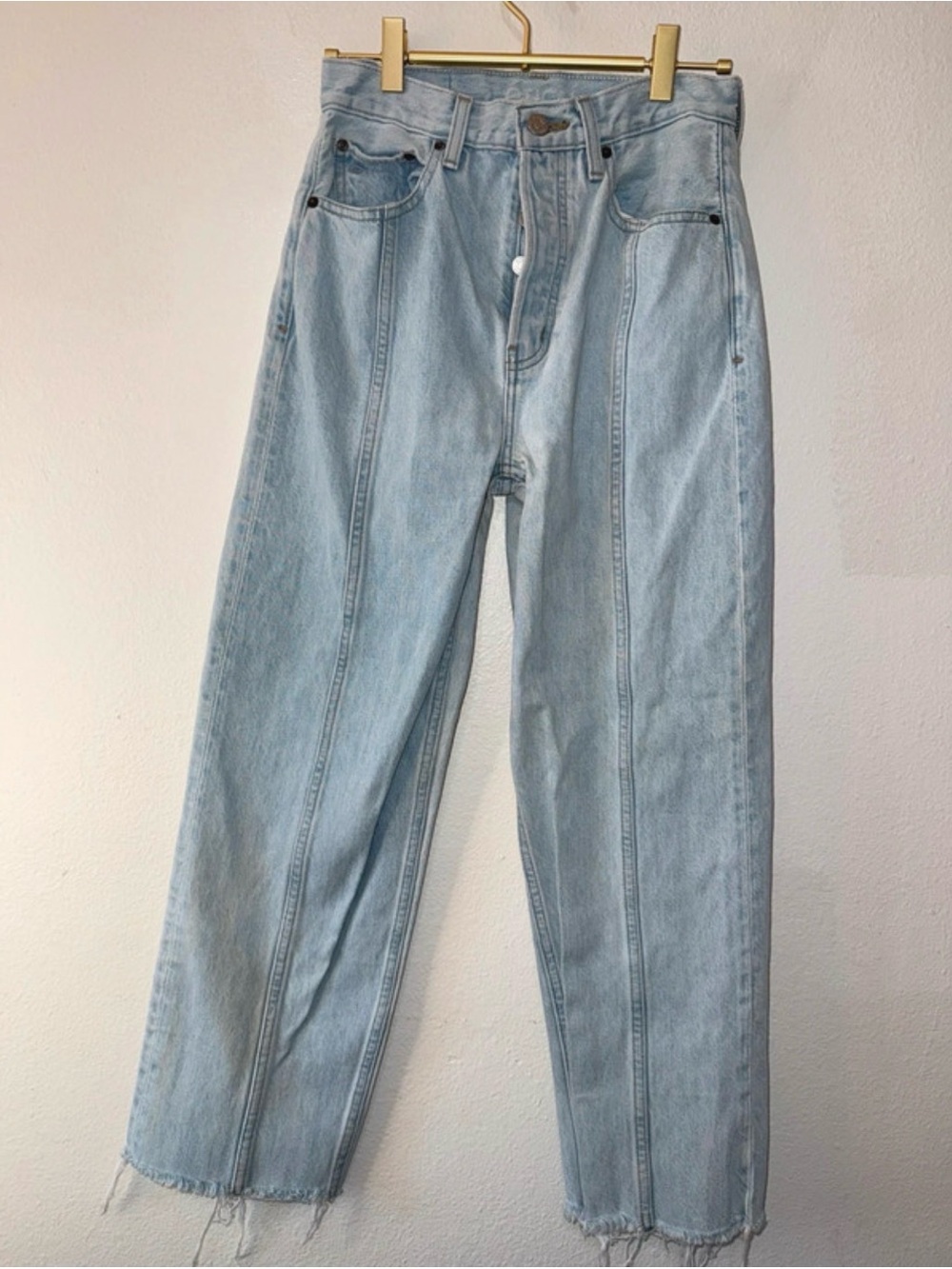Etica Light Wash tyler vintage Straight Jeans